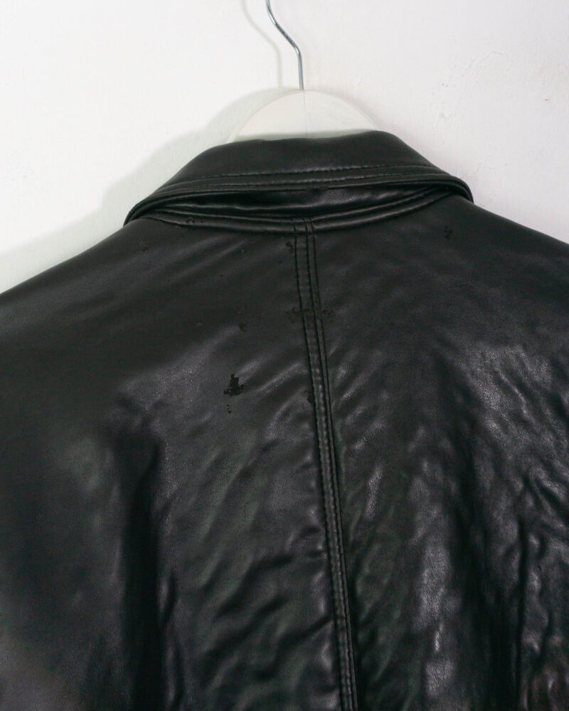 Vintage 90s black bomber jacket M - Imagen 5