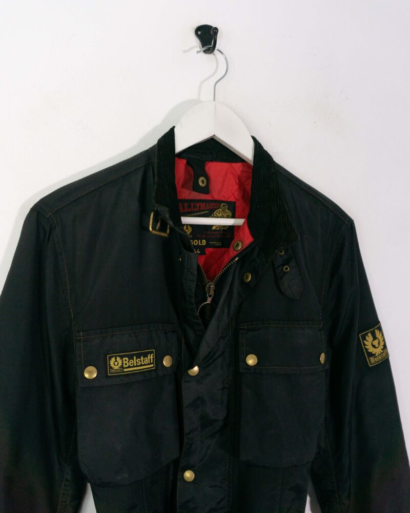 Belstaff vintage 90s black jacket 42 - Imagen 3