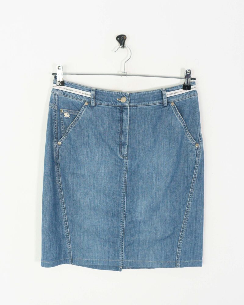 Burberrys vintage 90s denim skirt 44 - Imagen 2