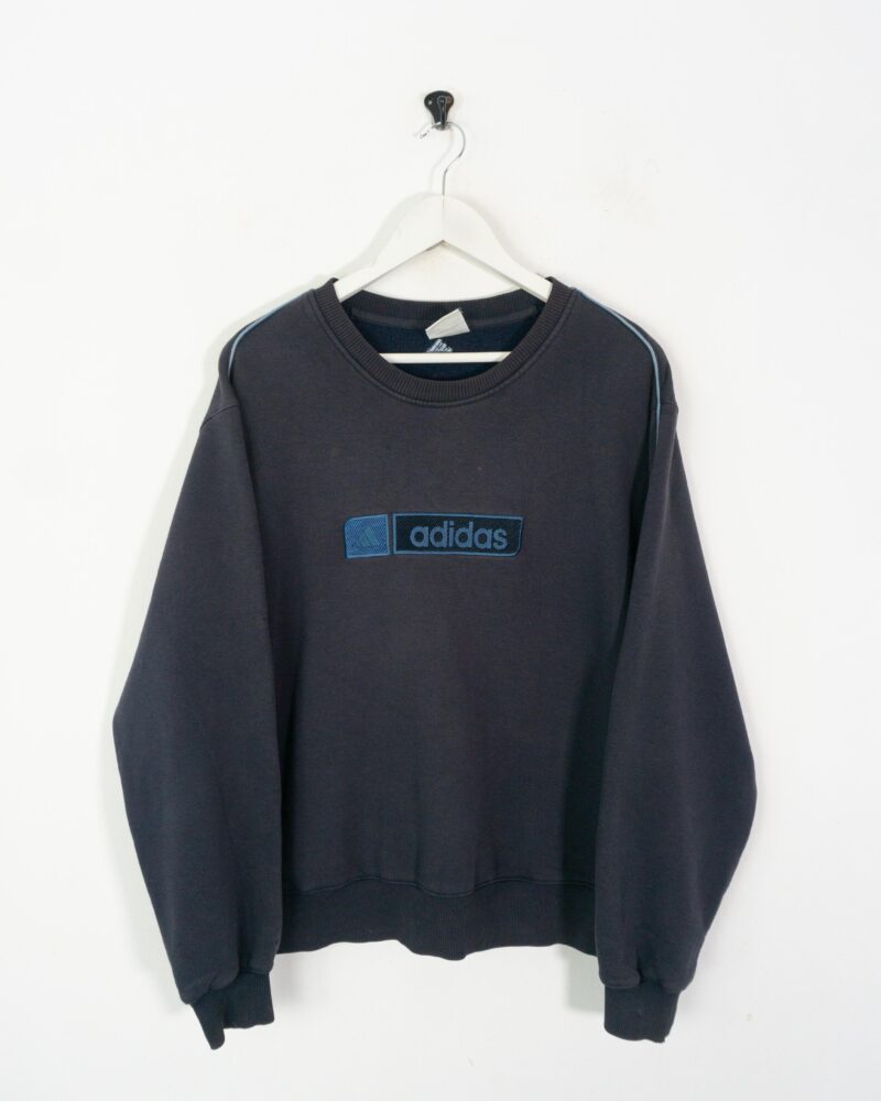 Adidas vintage 00s navy sweatshirt L - Imagen 2