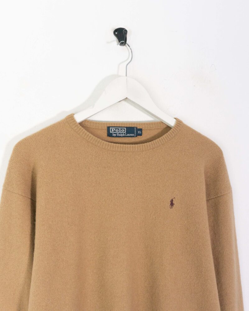 Ralph Lauren vintage 00s beige sweater XL - Imagen 3