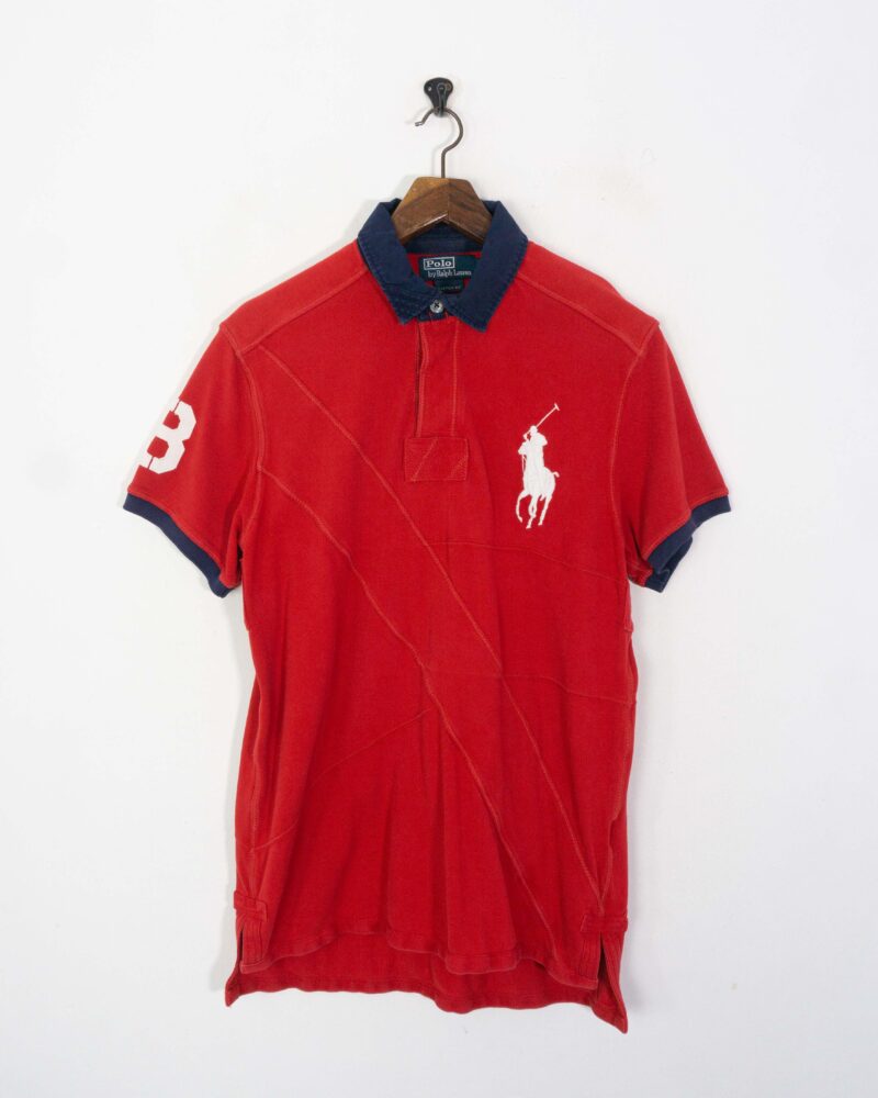 Ralph Lauren vintage 00s red polo L - Imagen 2