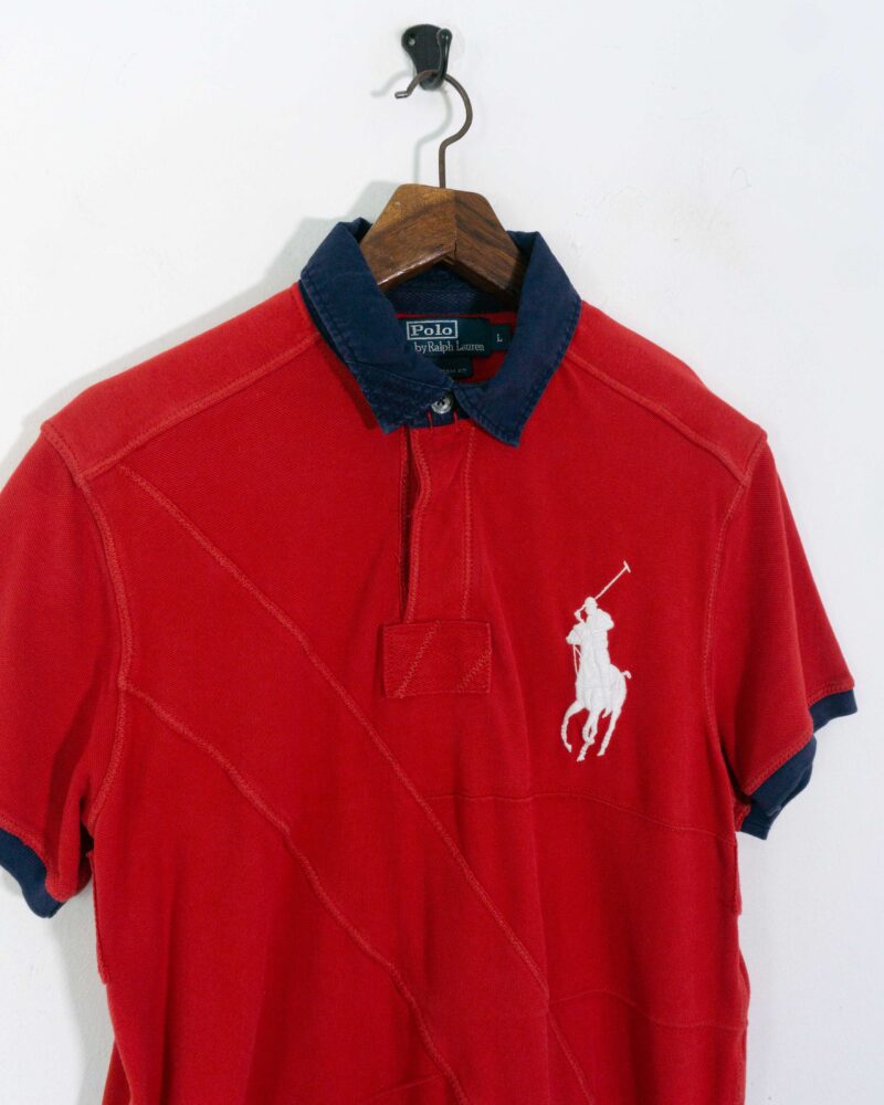 Ralph Lauren vintage 00s red polo L - Imagen 3