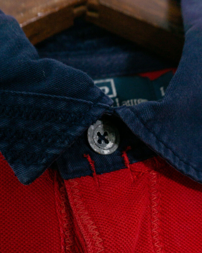 Ralph Lauren vintage 00s red polo L - Imagen 4