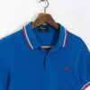 Fred Perry blue polo S - Imagen 3