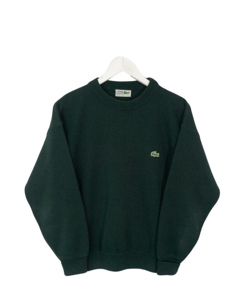 Lacoste vintage 90s green sweater M