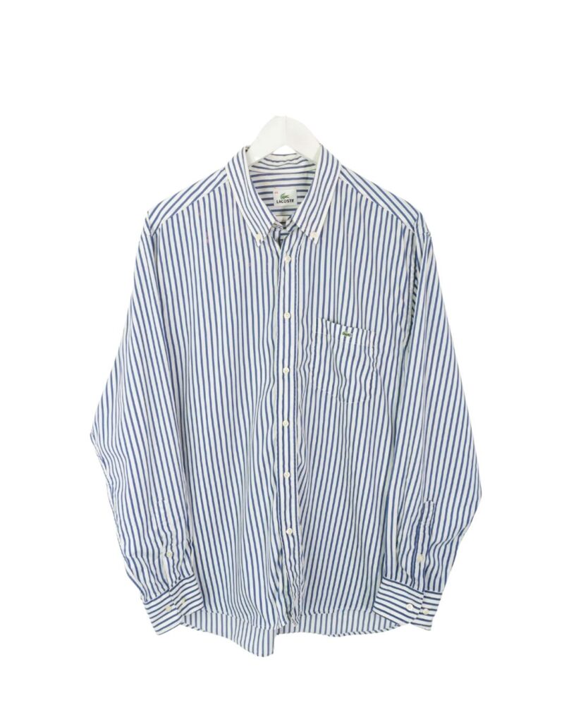 Lacoste vintage 00s stripes shirt L