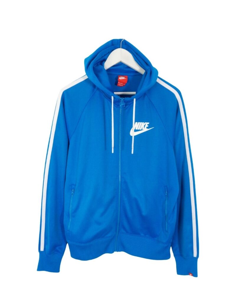 Nike blue full zip hoodie M