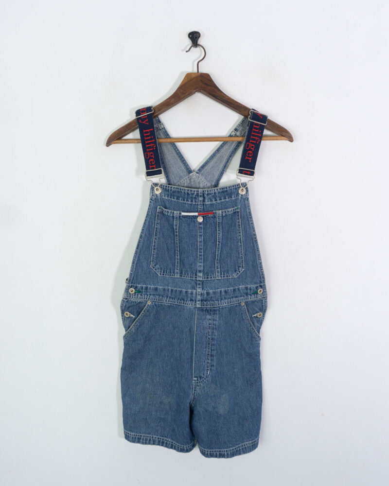 Tommy Jeans vintage 00s denim dungaree XS - Imagen 2