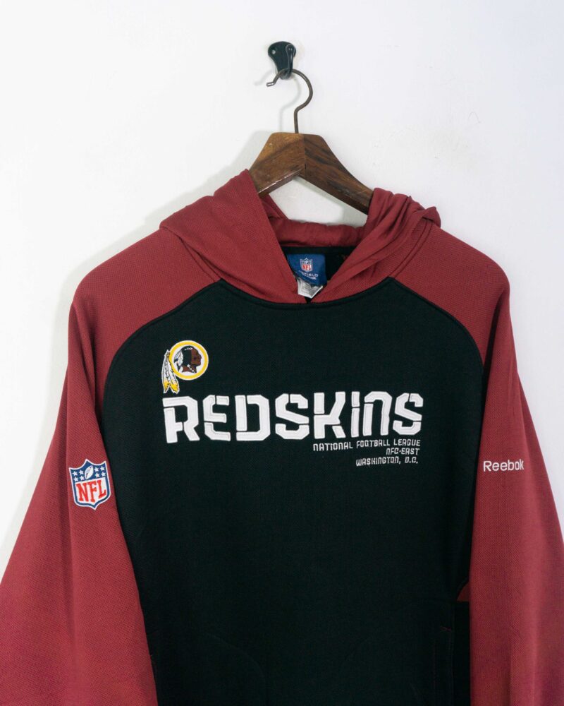 Reebok Redskins red/black hoodie XL - Imagen 3