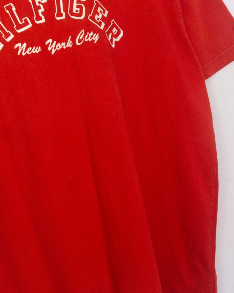 Tommy Hilfiger red t-shirt L - Imagen 4