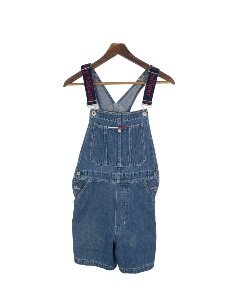 Tommy Jeans vintage 00s denim dungaree XS