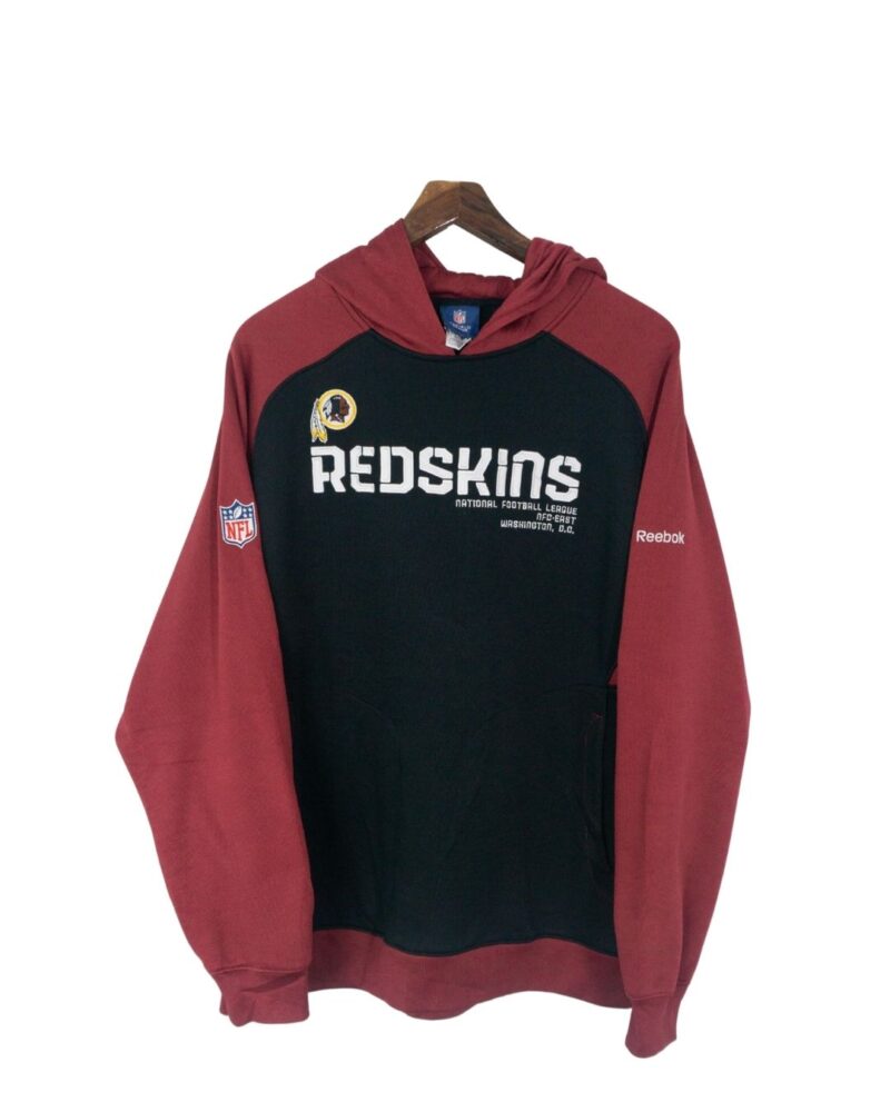 Reebok Redskins red/black hoodie XL
