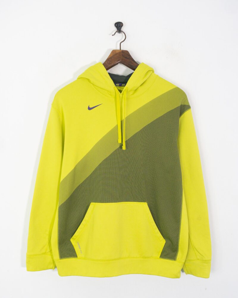 Nike yellow hoodie L - Imagen 2