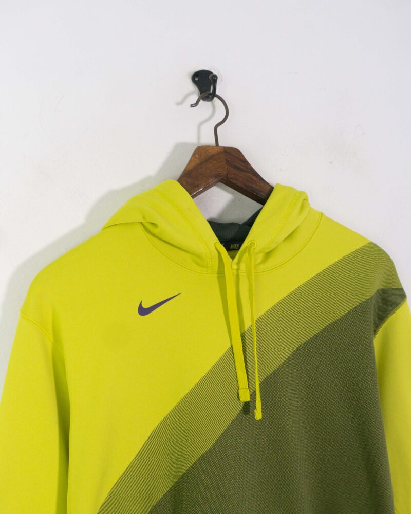 Nike yellow hoodie L - Imagen 4