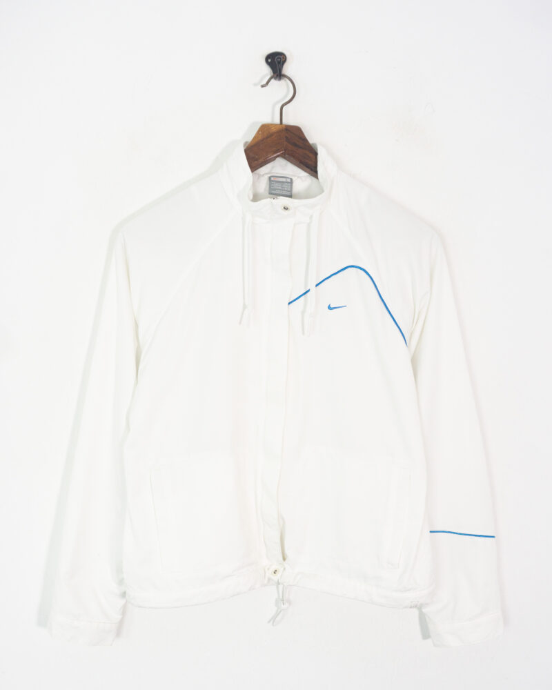 Nike woman vintage 00s white track jacket L - Imagen 2