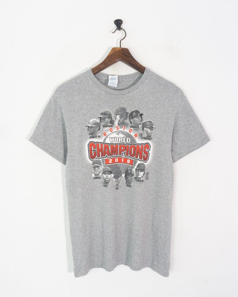 Boston World Champions 2018 grey tee M - Imagen 2