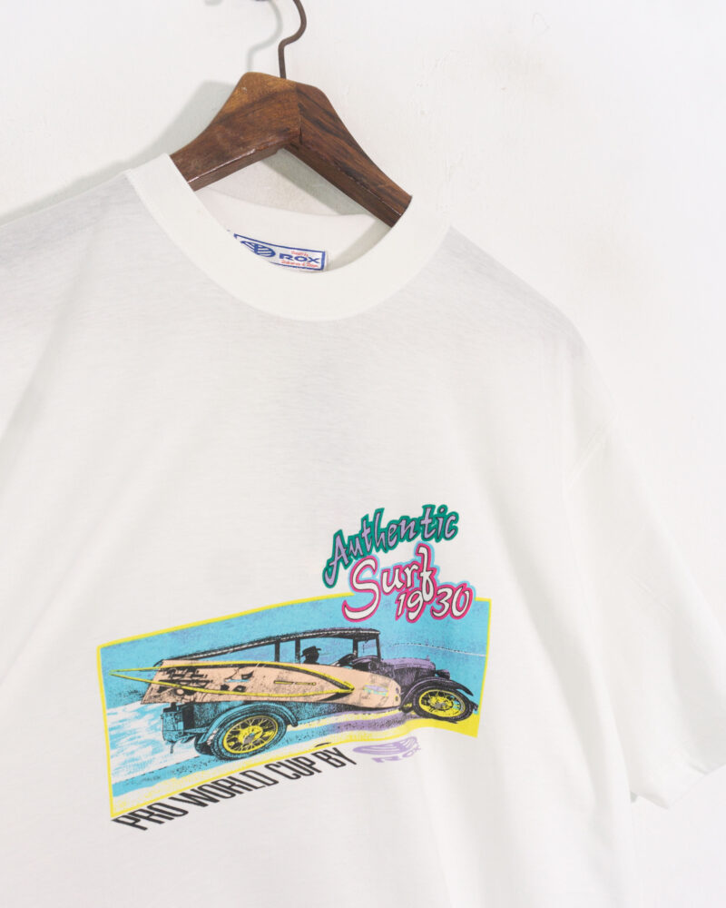 Rox vintage 90s white tee L - Imagen 3