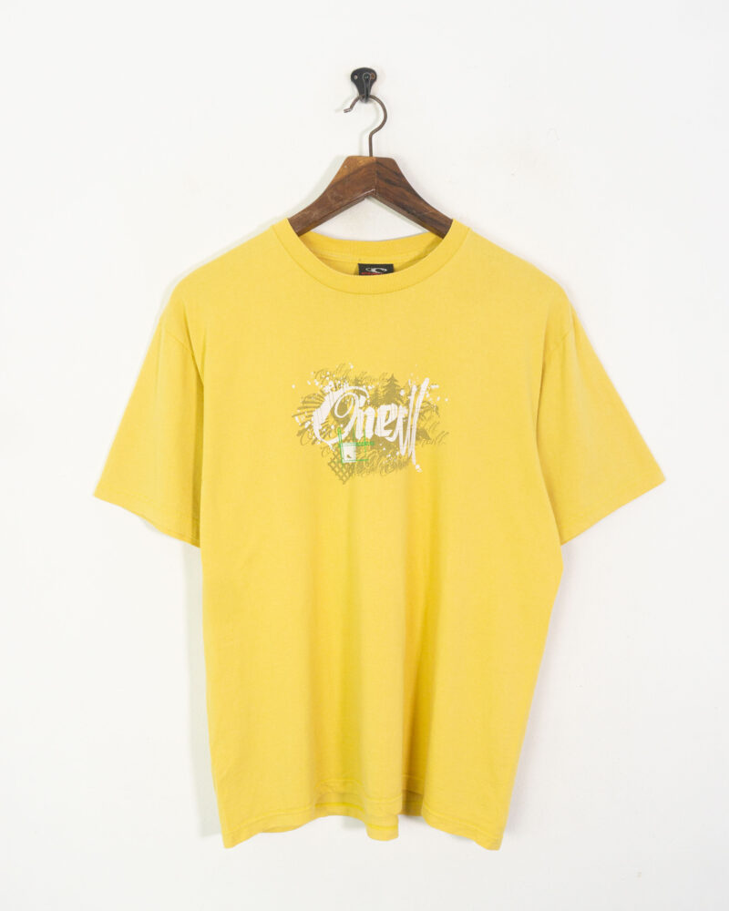 Oneill vintage 00s yellow tee L - Imagen 2