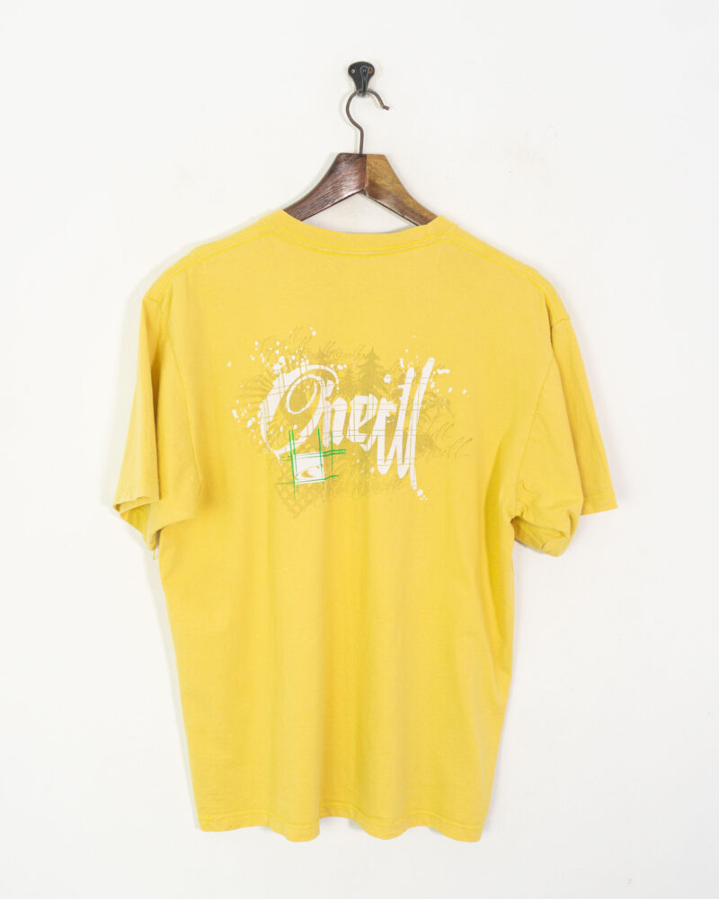 Oneill vintage 00s yellow tee L - Imagen 4