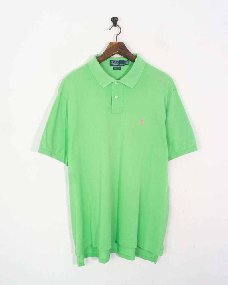 Lacoste vintage 00s green polo XXL - Imagen 2