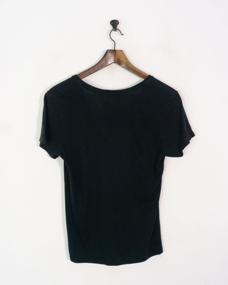 Ralph Lauren woman v-neck black tee L - Imagen 4