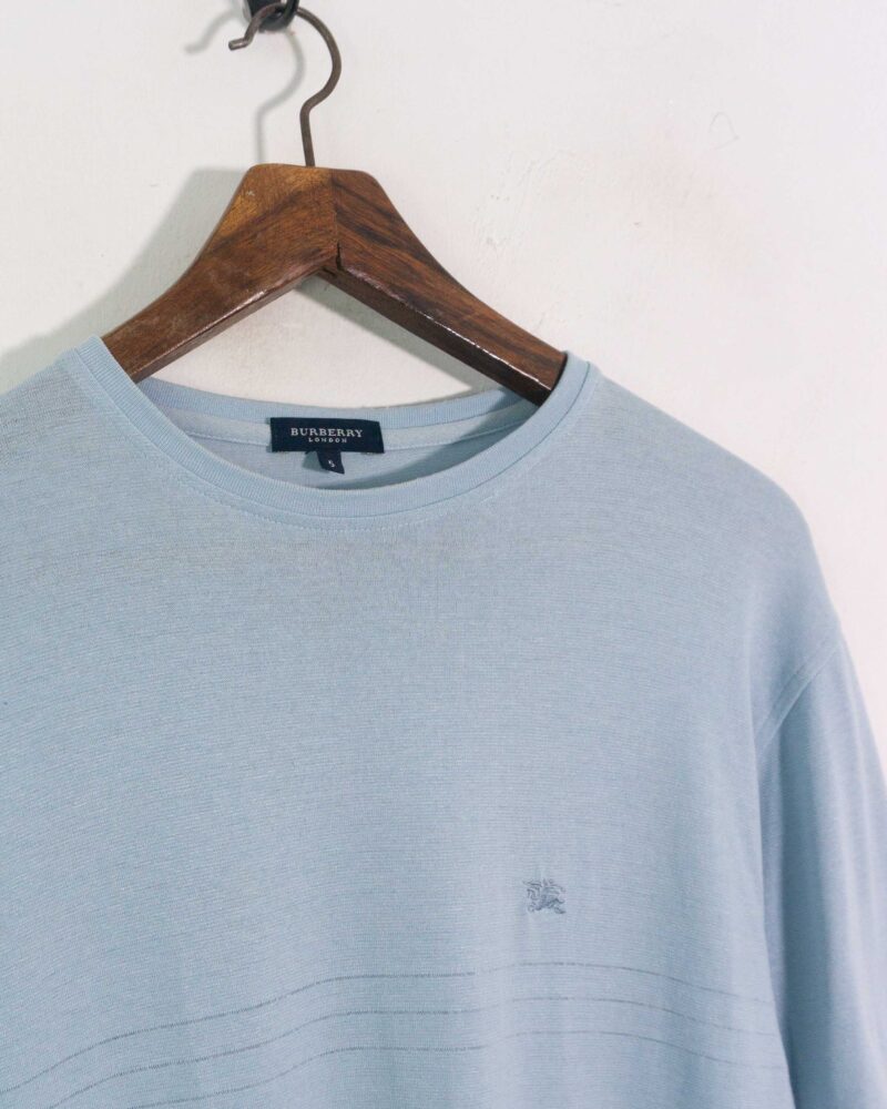 Burberrys vintage 00s blue t-shirt L - Imagen 3