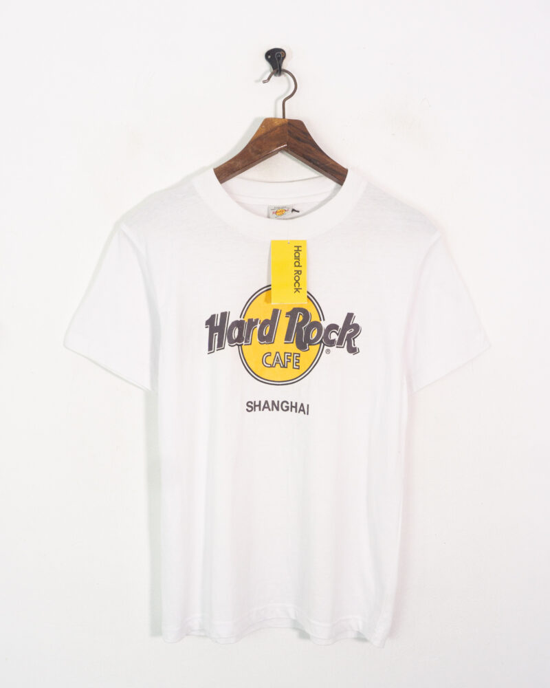 Hard Rock Shanghai vintage white t-shirt S - Imagen 2