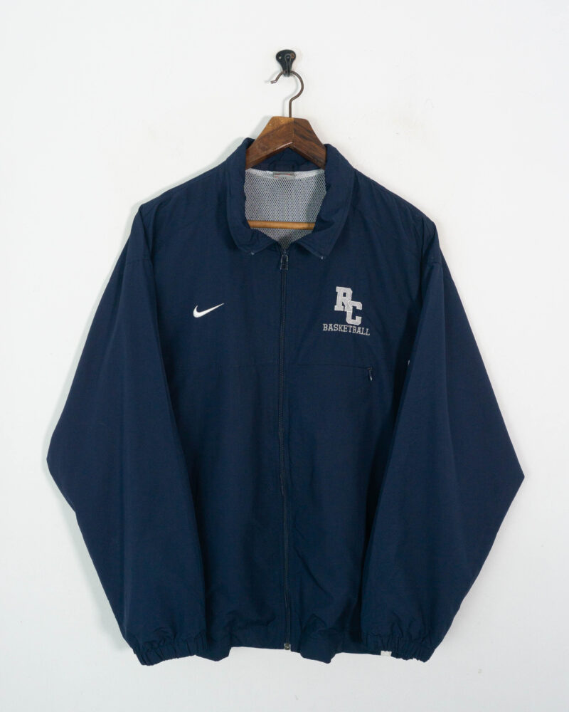 Nike vintage 90s navy track jacket L - Imagen 2