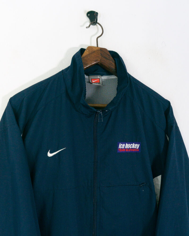 Nike vintage 90s navy track jacket XL - Imagen 3