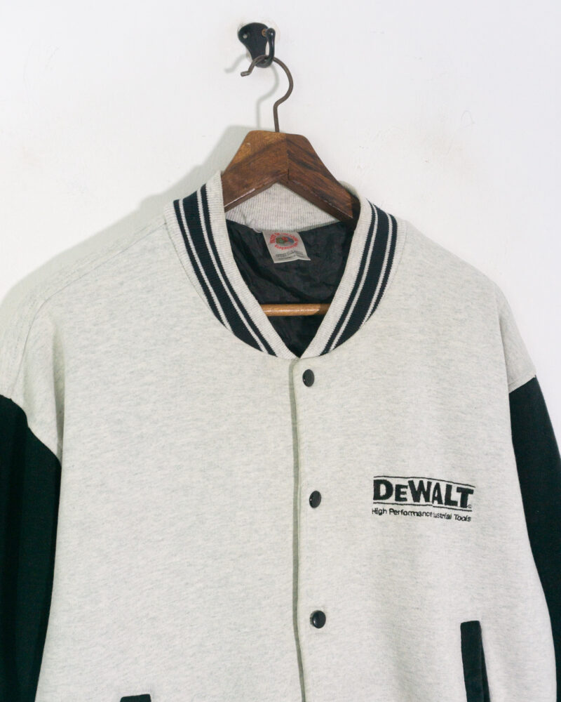 Fruit Of The Loom vintage 90s grey/black jacket XL - Imagen 3