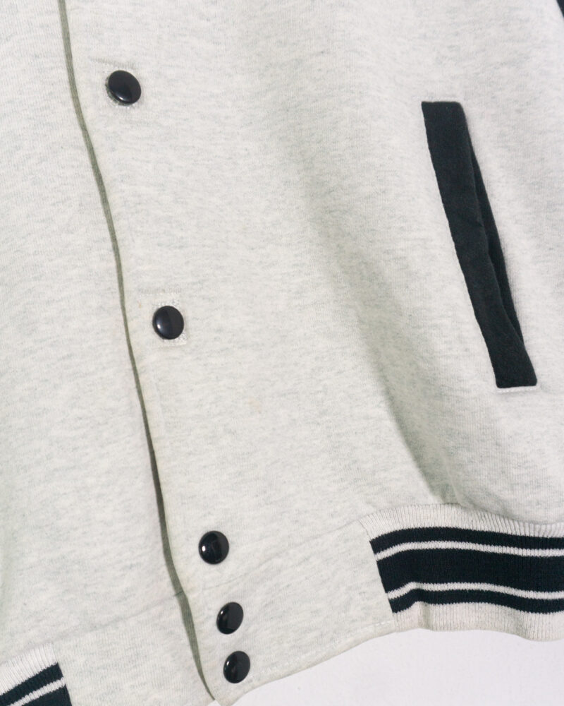 Fruit Of The Loom vintage 90s grey/black jacket XL - Imagen 4