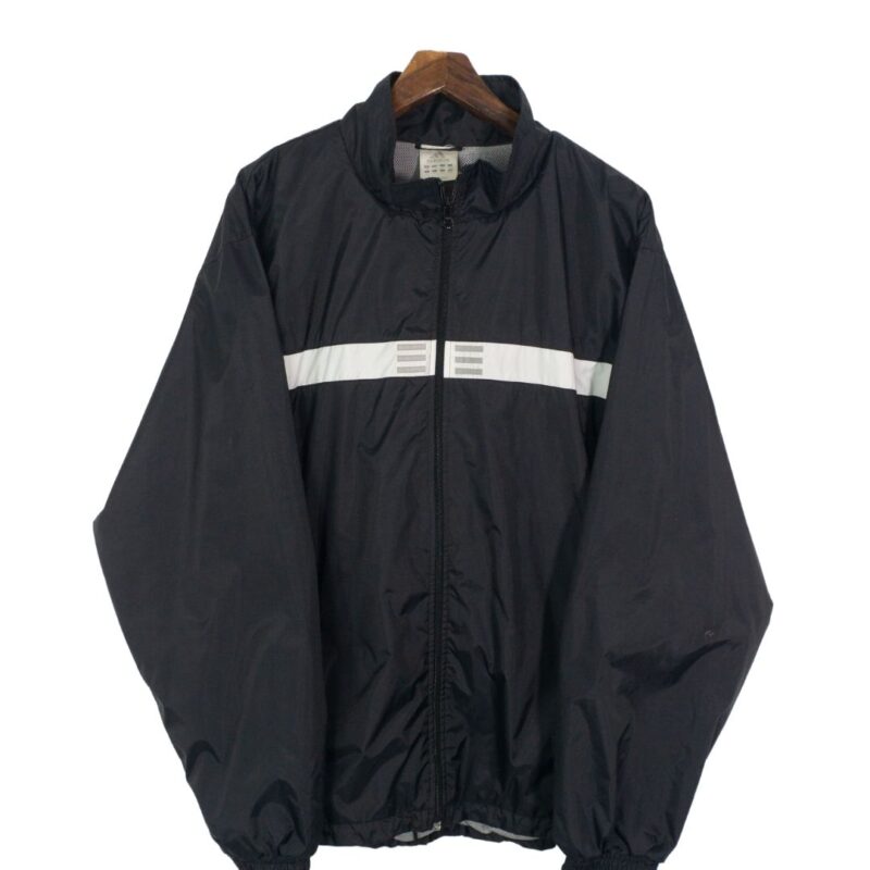 Adidas vintage 00s black/white track jacket XL