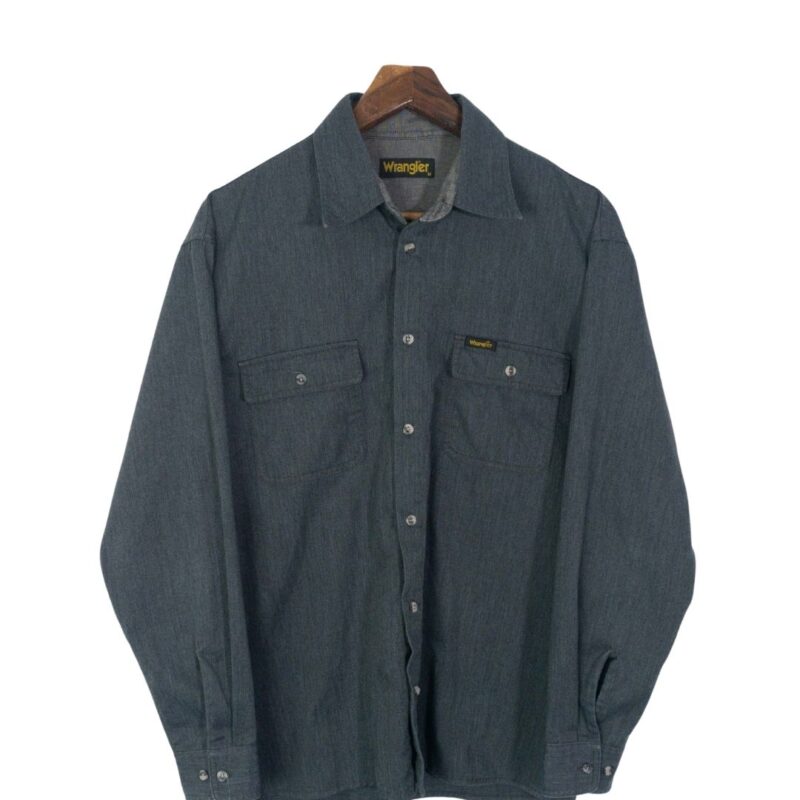 Wrangler vintage grey shirt M
