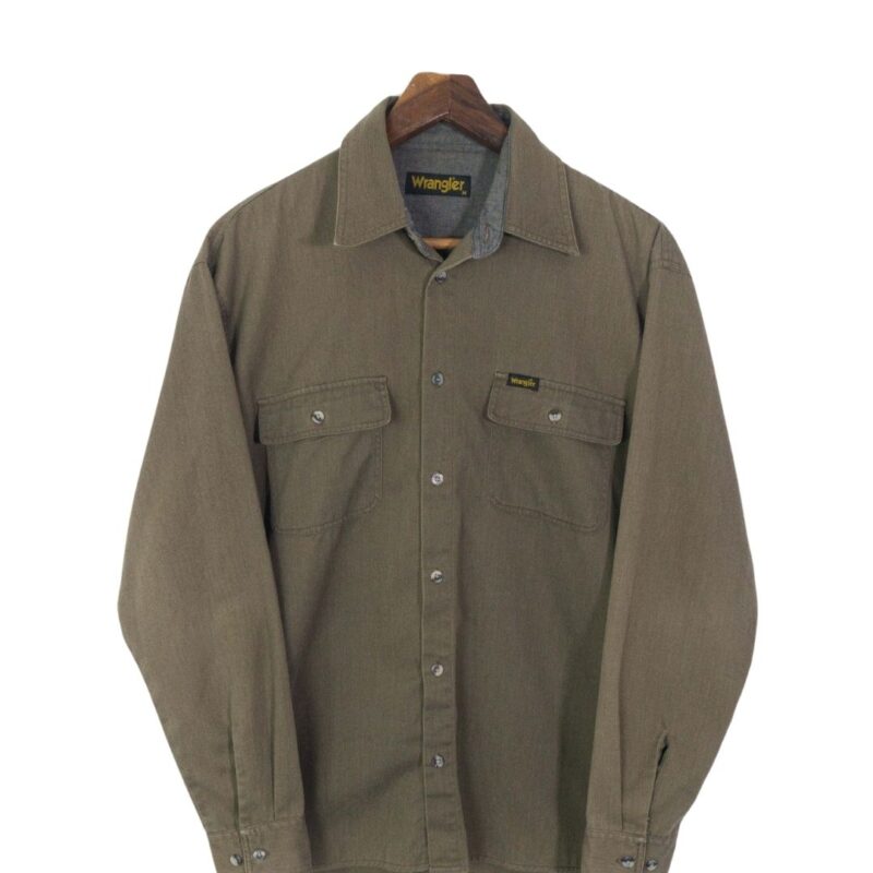 Wrangler vintage brown shirt M