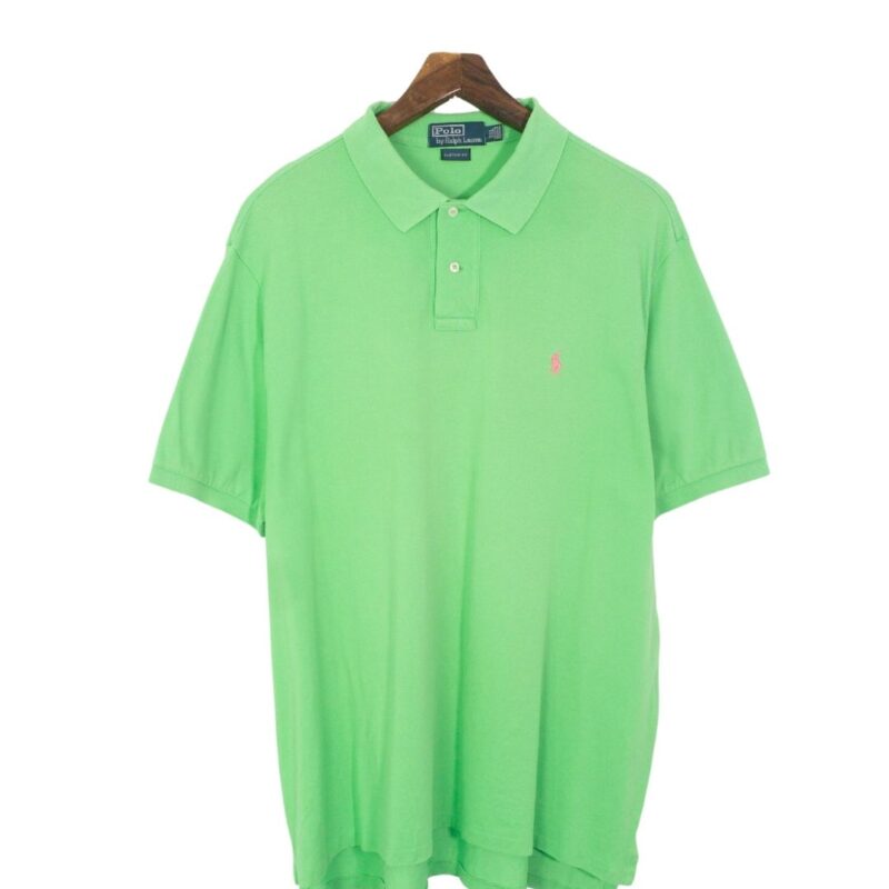 Lacoste vintage 00s green polo XXL