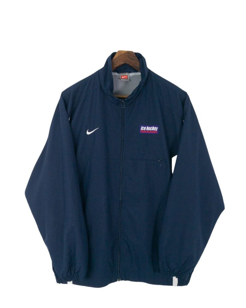 Nike vintage 90s navy track jacket M - Imagen 2