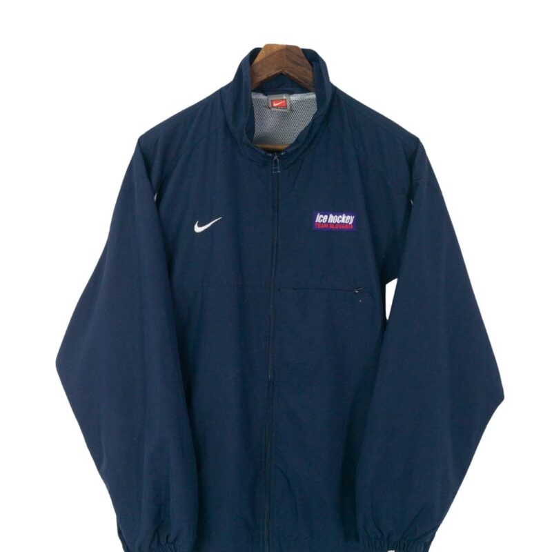 Nike vintage 90s navy track jacket XL