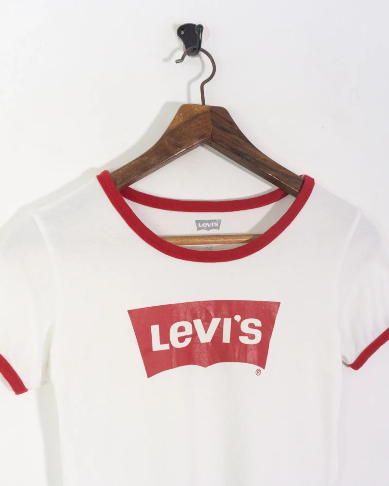 Levis red/white tee S - Imagen 3