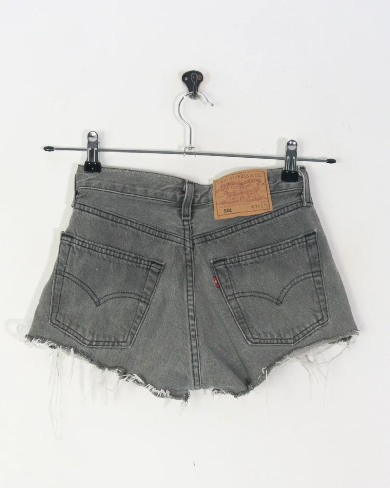 Levis 501 vintage 00s grey short W26 - Imagen 3