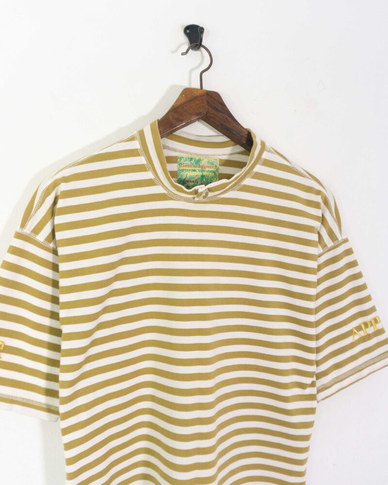 Vintage 90s woman stripes tee M - Imagen 3