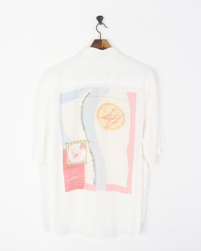 Dos J vintage 90s white shirt XL - Imagen 4