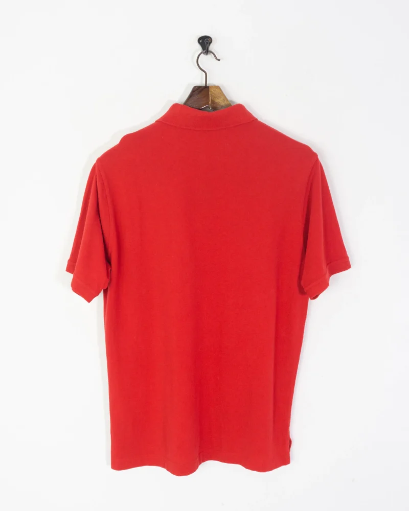 Thomas Burberrys vintage 00s red polo XL - Imagen 4
