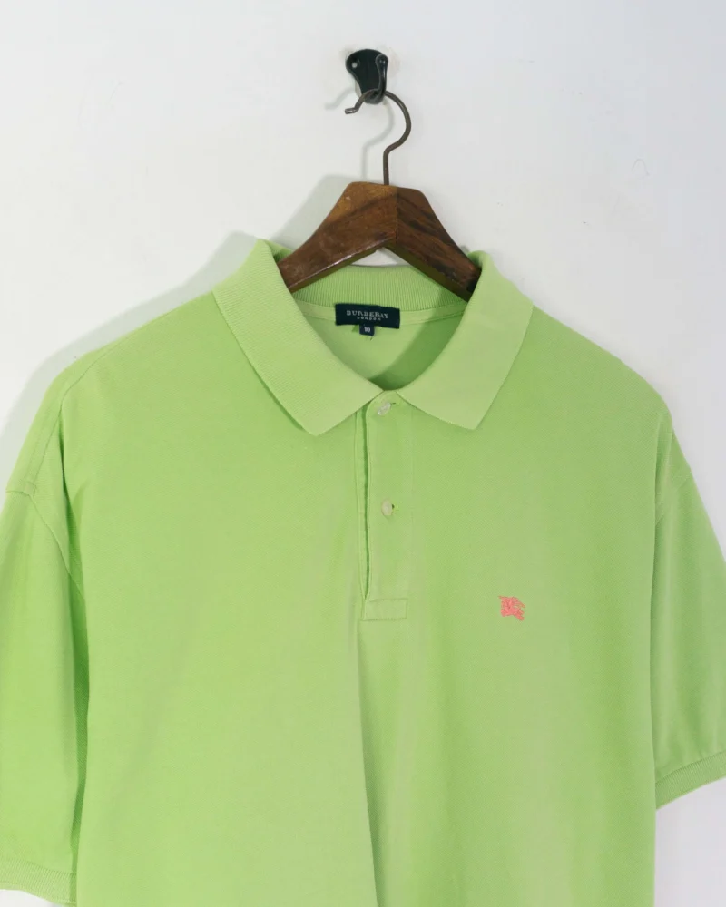 Burberrys vintage 00s green polo XXL - Imagen 3
