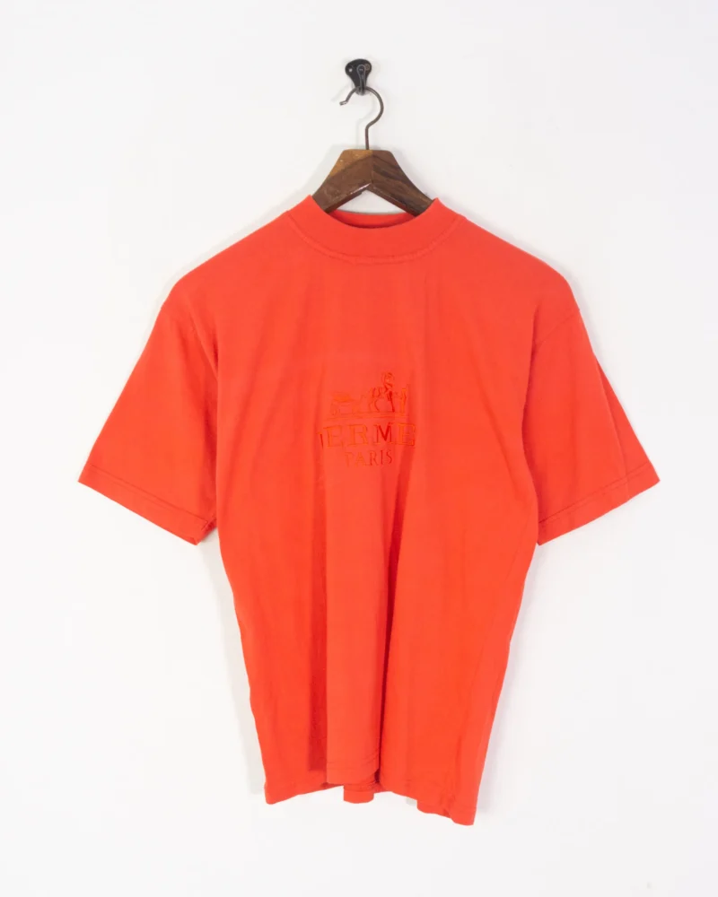 Hermes Paris vintage 90s bootleg tee S - Imagen 2