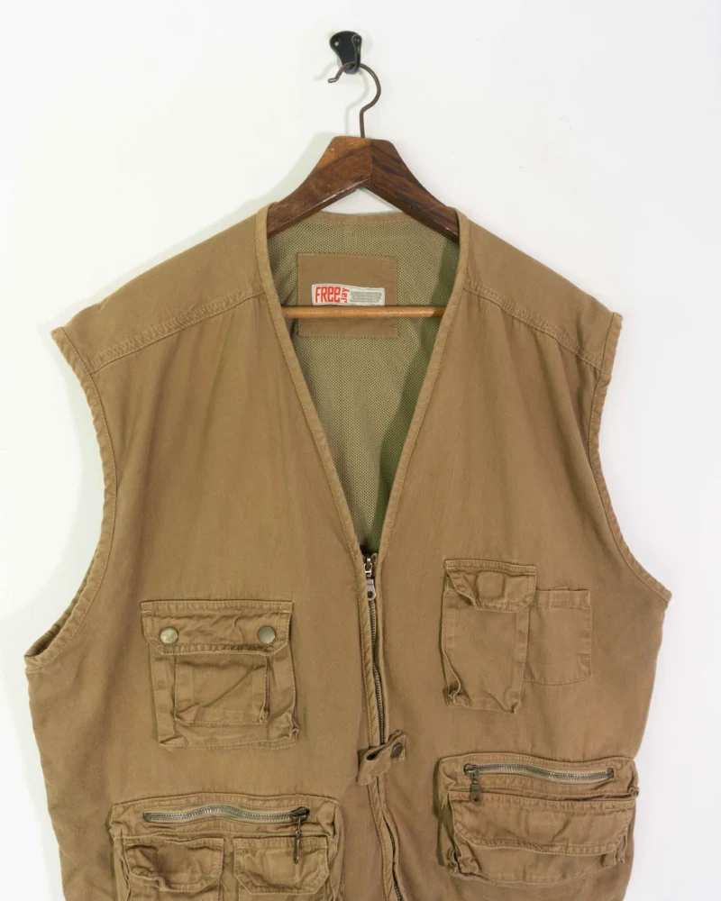Free Jay intage 00s brown vest 3XL - Imagen 3