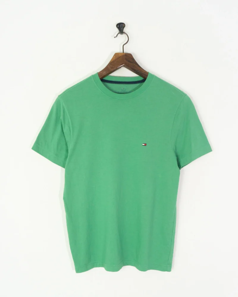 Tommy Hilfiger green t-shirt XS - Imagen 2