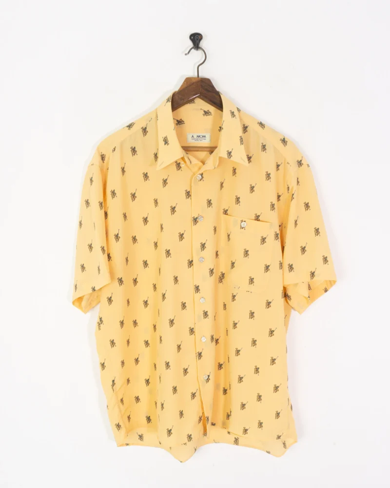 A Mom vintage 90s yellow shirt XL - Imagen 2