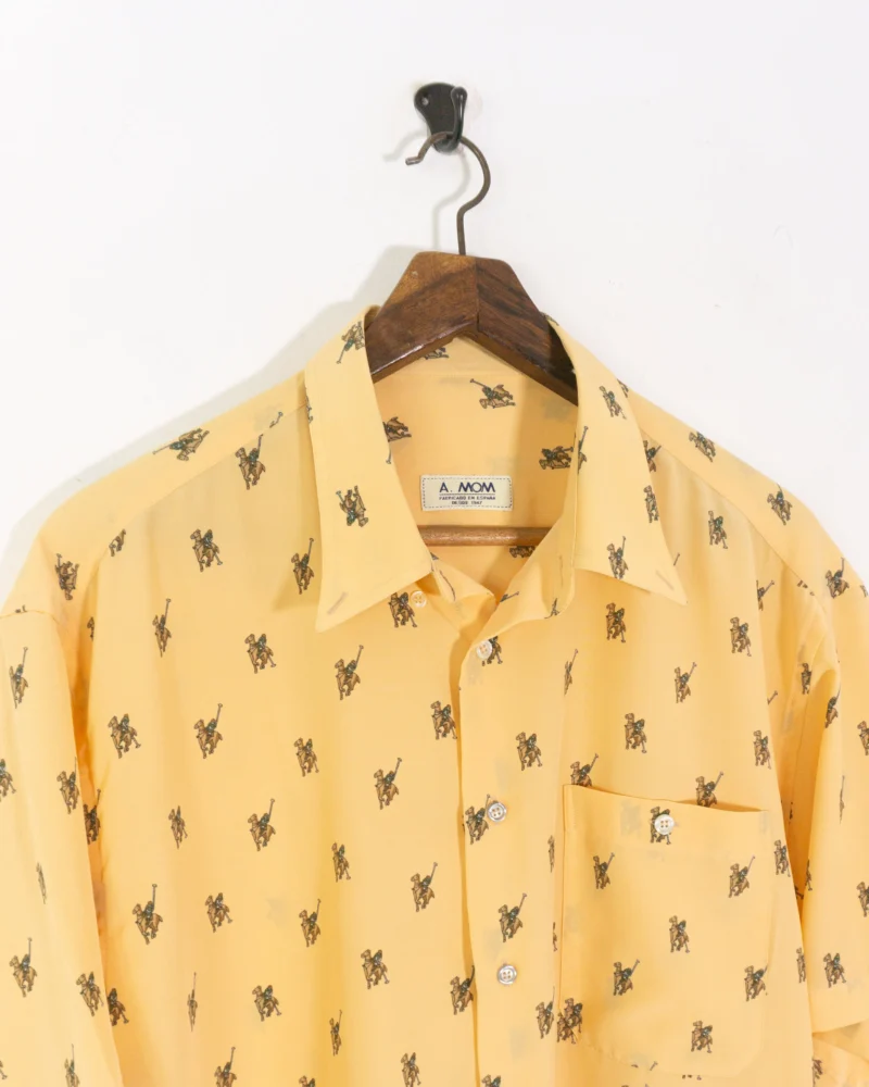 A Mom vintage 90s yellow shirt XL - Imagen 3