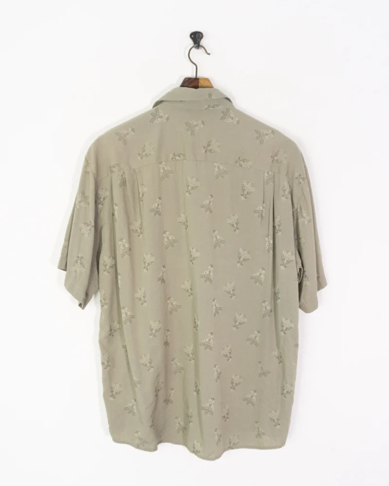 Vintage 90s brown shirt L - Imagen 4